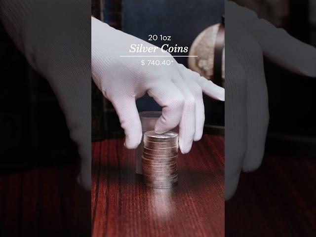 "Silver Tubes" are usually 20 one-once silver coins in a tube 🩶