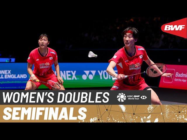 YONEX All England Open 2024 | Kim/Kong (KOR) [3] vs. Baek/Lee (KOR) [2] | SF