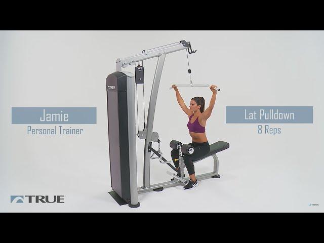 True Fitness Lat Row Workout | Fitness Direct