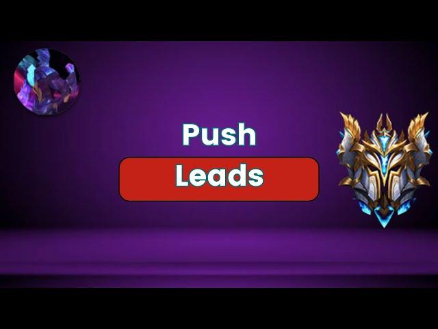 How to Push Leads In Wild Rift