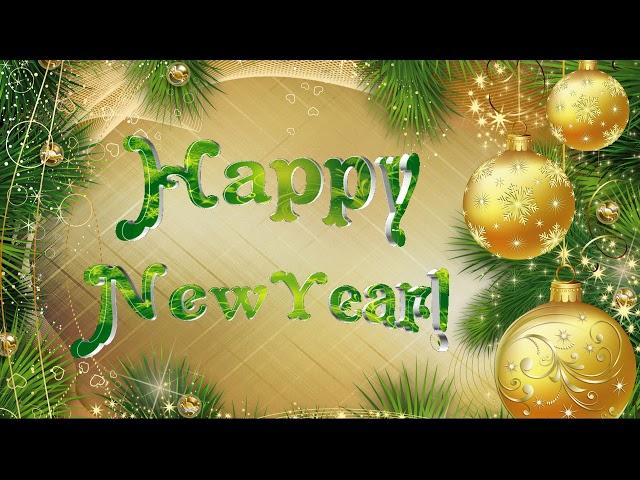 Happy New Year footage INTRO видеофон.С Новым годом футаж.Красивая надпись хапи нью ир.