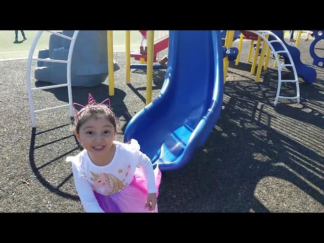 LITTLE GIRL TRIES the monkey BARS for the FIRST time EVEr! , #videoforkids #childrenfun