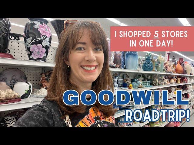 I Shopped 5 Goodwill Stores! | Thrift with Me | Vintage Haul