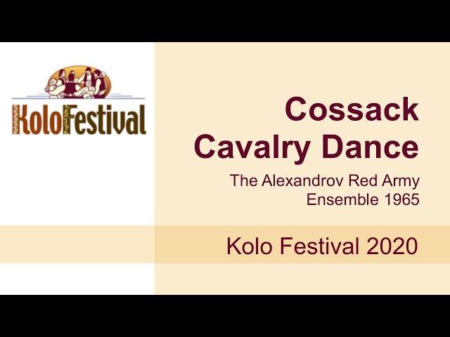 'Cossack Cavalry Dance'   The Alexandrov Red Army Ensemble 1965