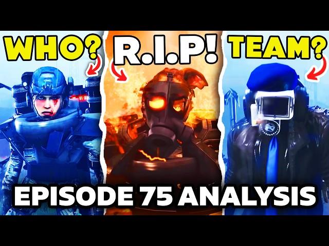 CAMERAMAN & SKIBIDI TOILETS TEAM UP?!  -  EPISODE 75 ALL Easter Egg Analysis Theory