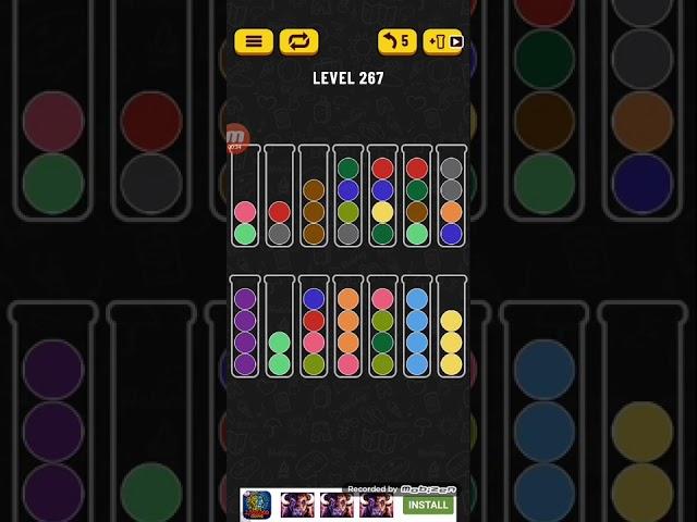 Ball Sort Puzzle Level 267 Walkthrough