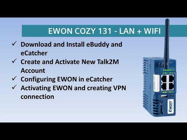 Ewon Cozy 131 Configuration - 1