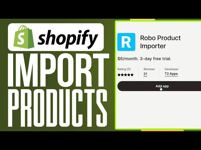 Shopify Tutorial: How to Import Products from Different Websites to Your Store For Free