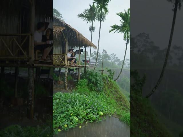 Love in the Clouds | Talking and Listening to Rain on the Cliff #rainsounds #sleepmusic #deepsleep