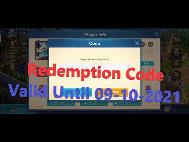 Idle Legend | Redeem Code | Redemption Code | Valid Until 09-10-2021 | Trinh Nguyen