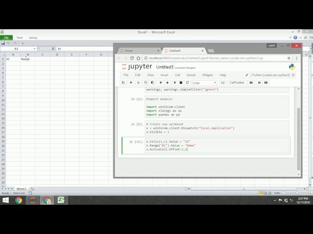 Data Analysis and Manipulation in Excel Using Python Win32Com Pandas and XlWings Part 1