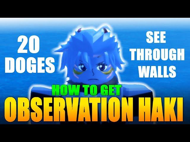 HOW TO GET OBSERVATION HAKI IN GRAND PIECE ONLINE GPO