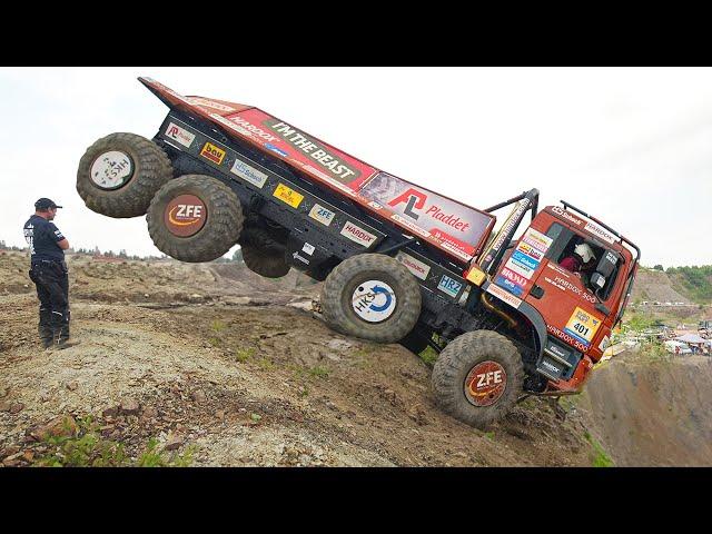 Extreme Hill Climb Stunts by Massive 8x8 Off-Road Truck