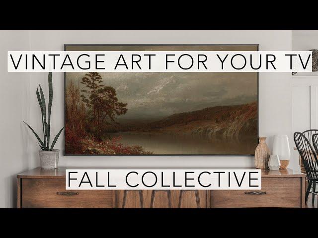 Vintage Fall Art Slideshow | Turn Your TV Into Art | 1Hr 4k HD Autumn Paintings