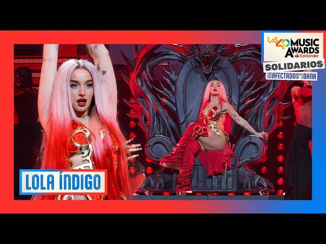 LOLA INDIGO - La Reina | En directo en LOS40 Music Awards Santander 2024