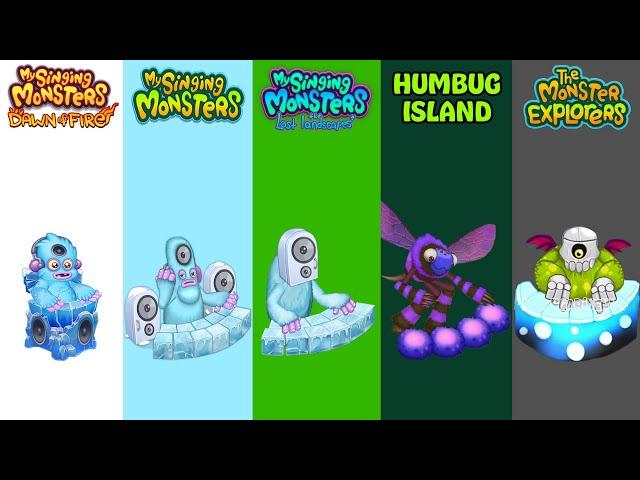 Dawn Of Fire Vs My Singing Monster Vs Monster Explorers Vs The Lost Landscapes Vs Ethereal Workshop