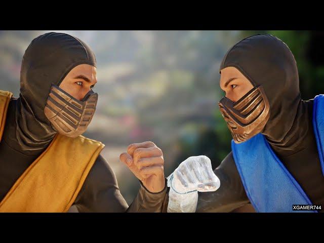 Mortal Kombat 1 - Scorpion (MK'95) Vs. Sub-Zero (MK'95) (VERY HARD)