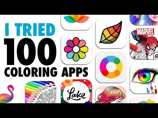 I Subscribed to EVERY Adult Coloring App to find the Ultimate BEST Digital Coloring App!