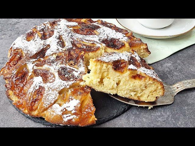 Пирог с Яблоками на Сковороде. Без духовки ещё вкуснее.