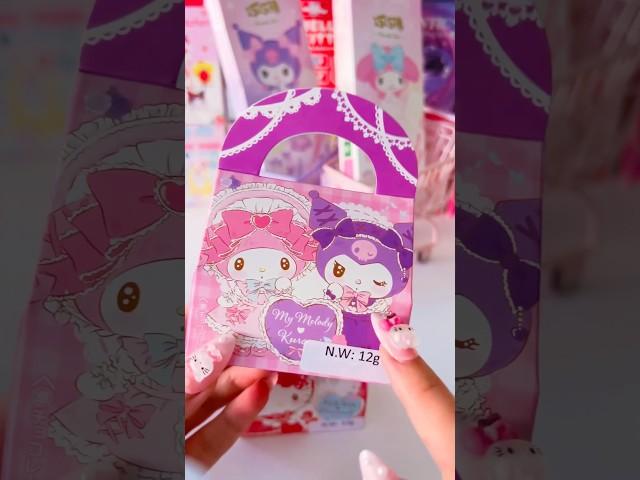 Sanrio Hello Kitty sweet box unboxing! 🩷 #sanrio #hellokitty #kuromi #mymelody #kawaii #unboxing