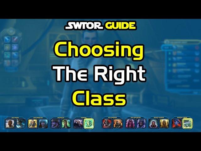 SWTOR Beginners Guide - Choosing The Right Class