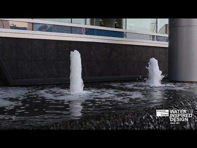 Escala by Ledmac - Water Wall and Cascading Water Feature by Vincent Helton