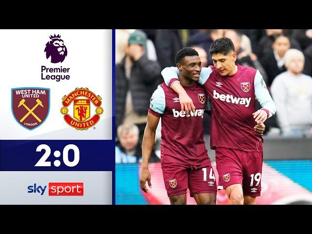 Hammers schöpfen weiter Selbsvertrauen | West Ham - Man Utd | Highlights - Premier League 23/24