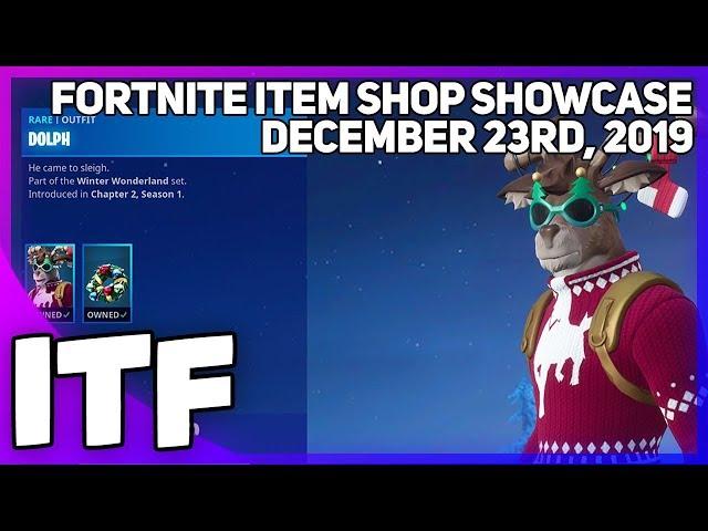 Fortnite Item Shop *NEW* DOLPH SKIN AND MORE! [December 23rd, 2019] (Fortnite Battle Royale)