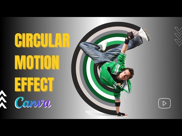 How to create Circular Motion Effect | Canva tutorial #26