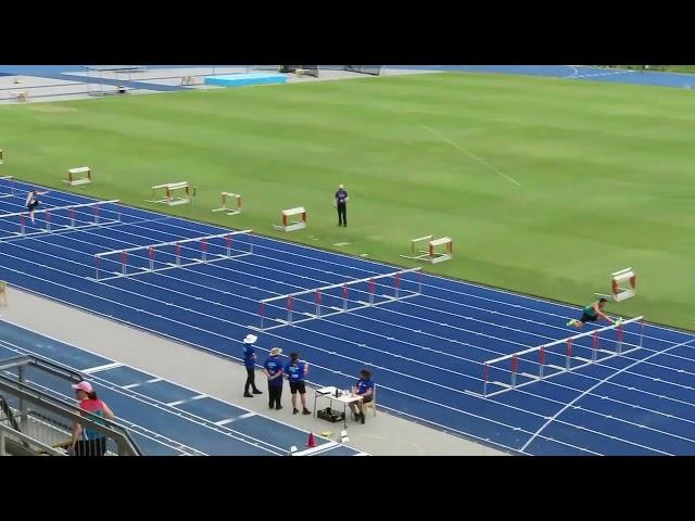 110m Hurdles 30-49 Men Final, Pan Pacs Masters Games, SAF 8 November 2024 (Missed start)