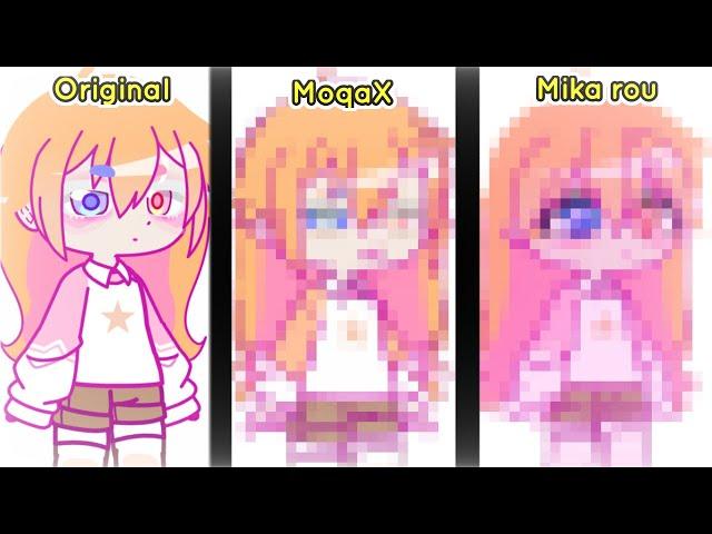 My OC in different gacha tuber styles  // Gacha Club