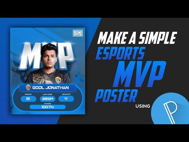 MAKE AN ESPORTS MVP POSTER USING PIXELLAB | ARDITZ #arditz #jonathangaming #mvpposterediting #mvp