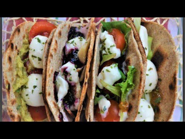 Wholemeal Piadine with Vegetables Simple recipe Piadine