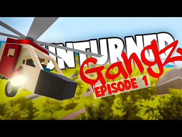 Unturned GangZ Hawaii S5E1: HELICOPTER RESCUE MISSION! (Hawaii PvP Gameplay)