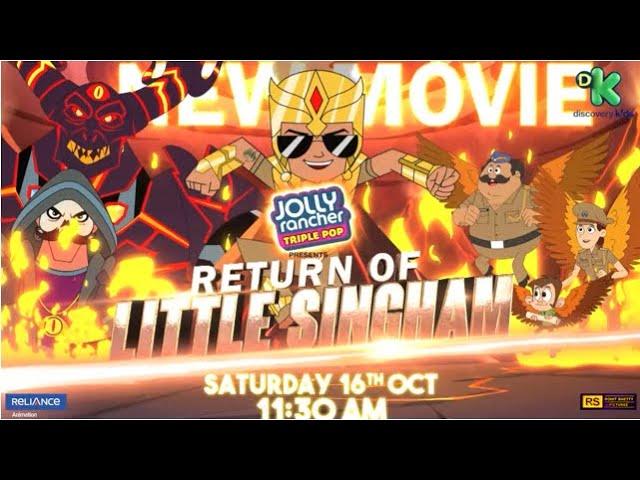 New Block Buster | Return Of Little Singham | 16th October 11:30AM | Discovery Kids India