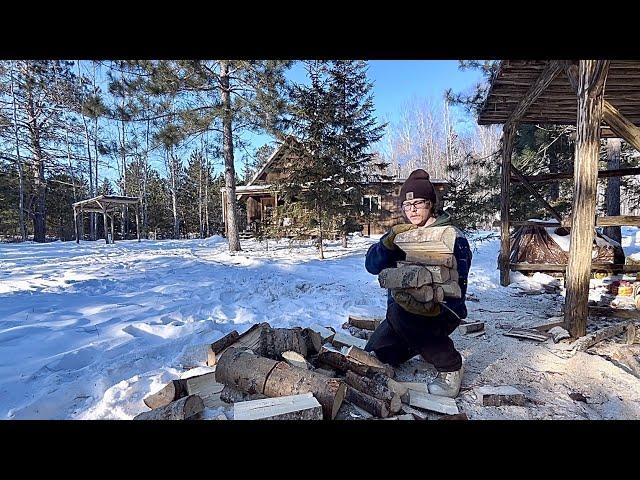 Extreme Cold (-42F Feels Like) On Our Homestead In Northern Minnesota: Wood Heat