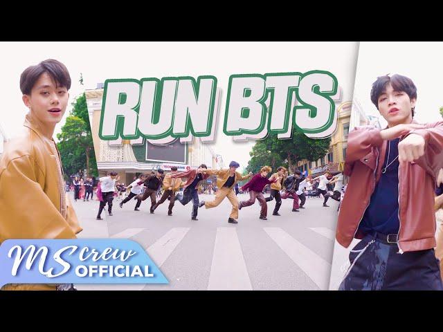 [KPOP IN PUBLIC] BTS (방탄소년단) '달려라 방탄 (Run BTS)' | 커버댄스 Dance Cover | M.S Crew Vietnam