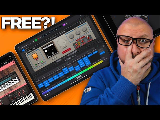 I found 3 powerful FREE music production apps for your iPad/iPhone