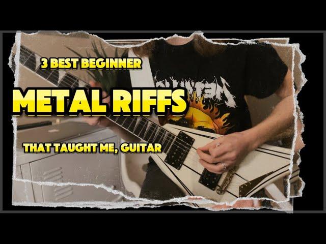 Top 3 Metal Guitar Riffs for Beginners – Easy & Heavy!