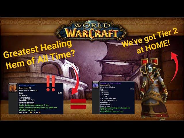 Wow Classic FRESH 2024 - You NEED BiS Healing Item Padre's Trousers (Best Healer Item EVER?)