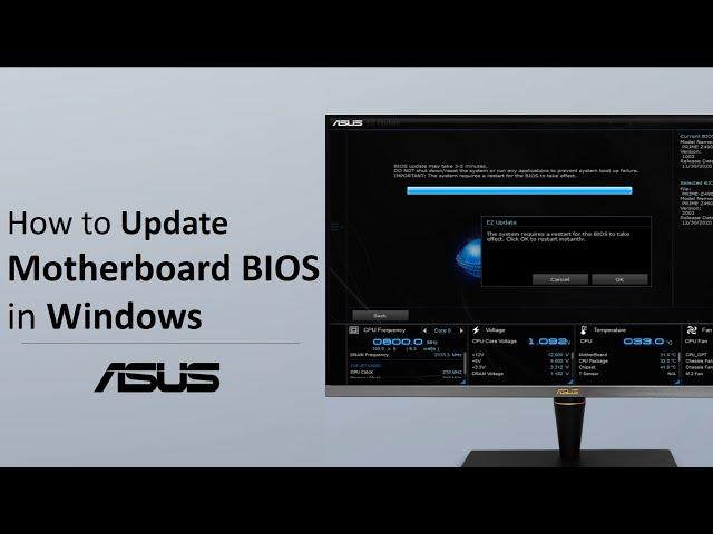 How to Update ASUS Motherboard BIOS in Windows    | ASUS SUPPORT