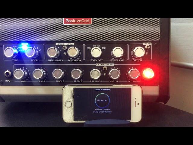 Positive Grid BIAS AMP 2 iPhone app connects with BIAS Head