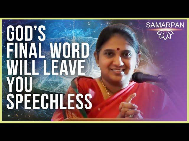 GOD's FINAL Word Will AMAZE You ! Rani P L | Samarpan