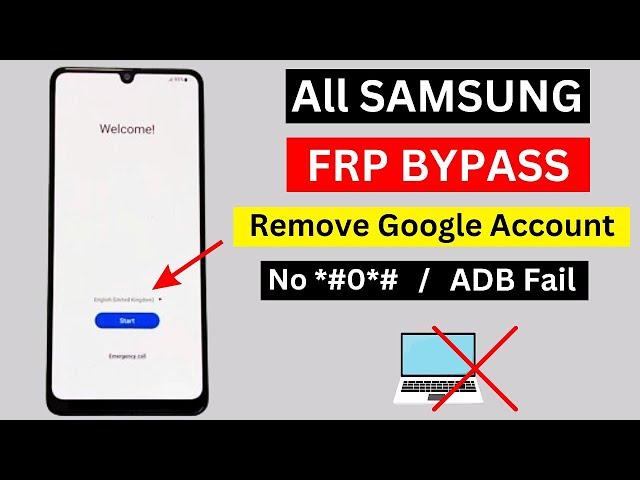 Samsung Frp Bypass 2024 | Android 12/13/14 New Security 2024 | Frp Lock Removal Samsung | No *#0*#