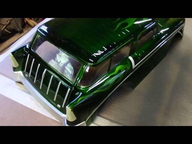 Parma 56 Nomad Candy Green with Ghost Flames