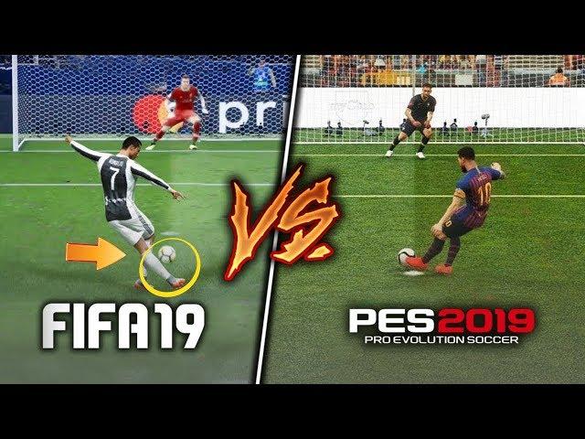 FIFA 19 vs PES 19: КАКАЯ ИГРА ЛУЧШЕ? РЕАЛЬНЫЙ БАТЛ