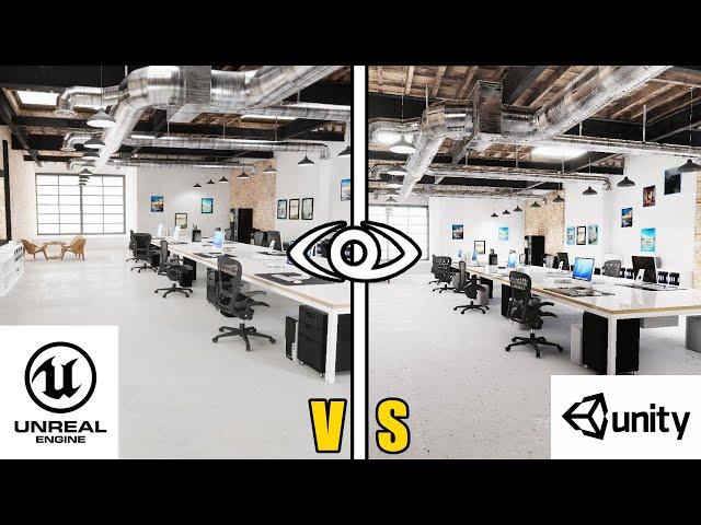 Unreal Engine 5 vs Unity HDRP Performance Comparison