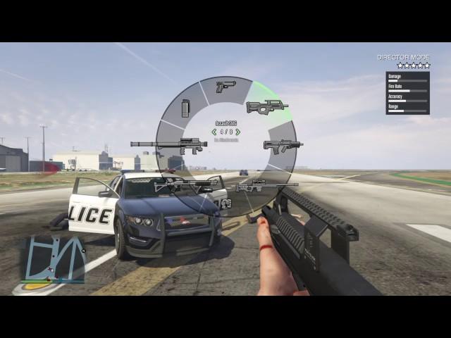 Grand Theft Auto V all guns in first person