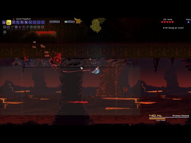 Terraria Calamity mod No-hit Brimstone Elemental (Death mode)