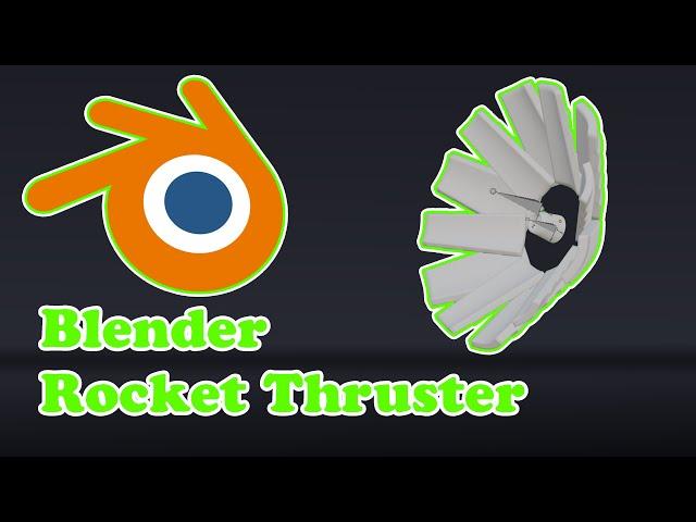 Guide to Modeling and Rigging Jet Thrusters in Blender